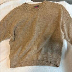 Vince Camuto Camel Crew Neck Sweater